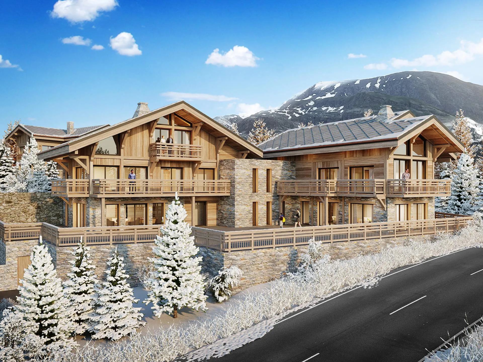 2 chalets collectifs n°12 - Nagano et Sapporo - 5 logements